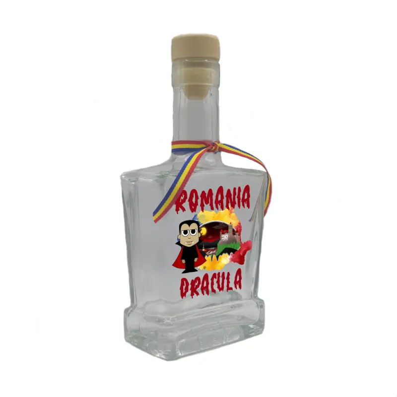 Dracula romania, sticla cu mesaj plata, 250 ml, model divgs179 24